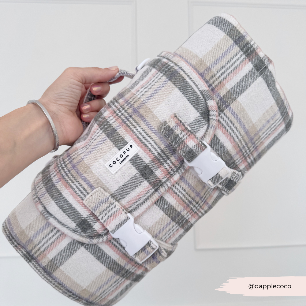 Travel Mat & Blanket Set - Oxford Plaid