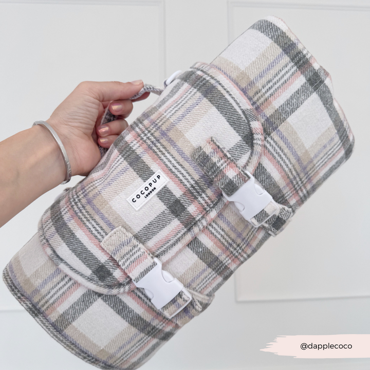 Travel Mat & Blanket Set - Oxford Plaid