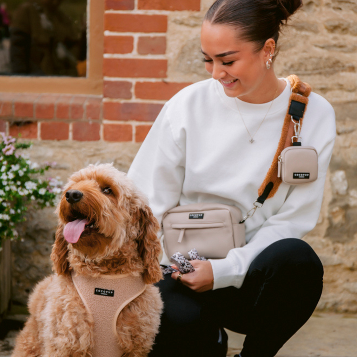 SECONDS Dog Walking Bag - Caramel Latte