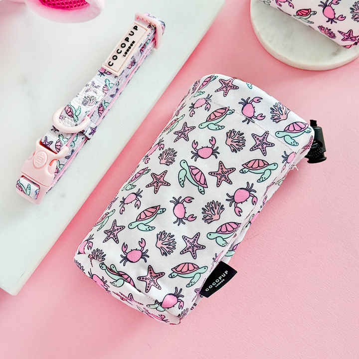 Drawstring Treat Pouch - Pawcific Pink Reef