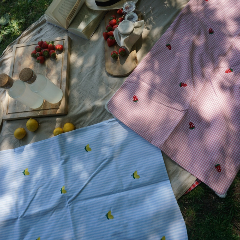 Blanket - Strawberry Picnic Pup