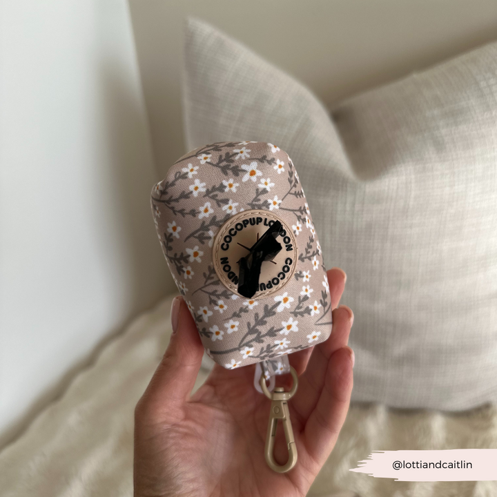 Nude Flowers Poop Bag Holder