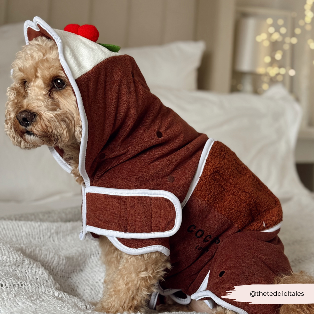 PERSONALISED Christmas Pudding Drying Robe