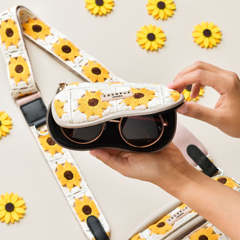 Sunglasses Case - Sunflower Patch