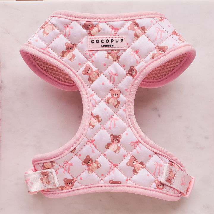 Quilted Thea Teddy Adjustable Neck Harness