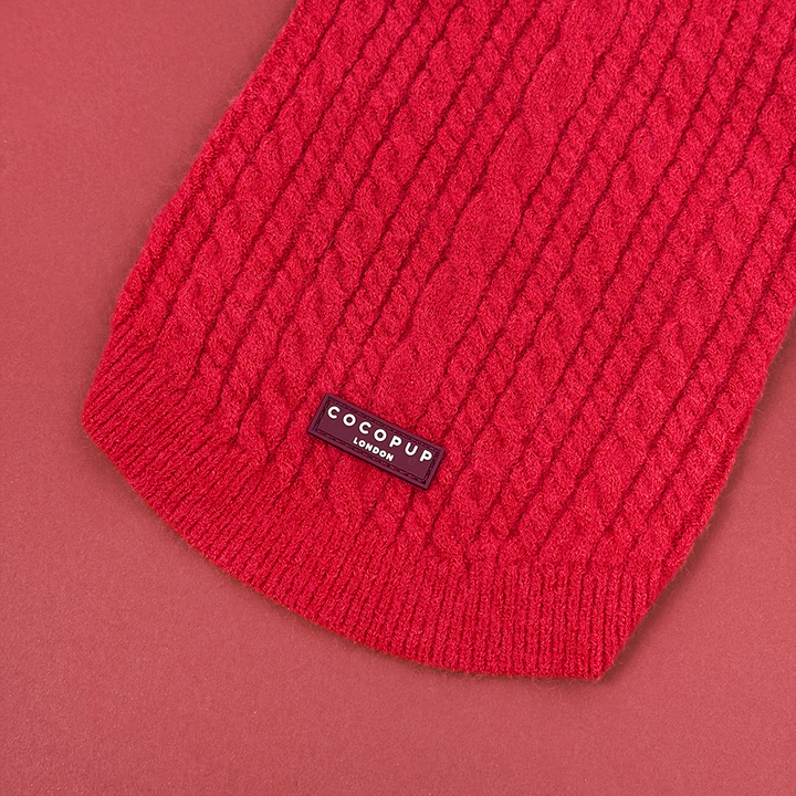 Jumper - Cable Knit Mulled Wine