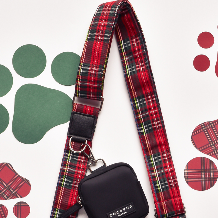 Dog Walking Black Bag Bundle - Tartan