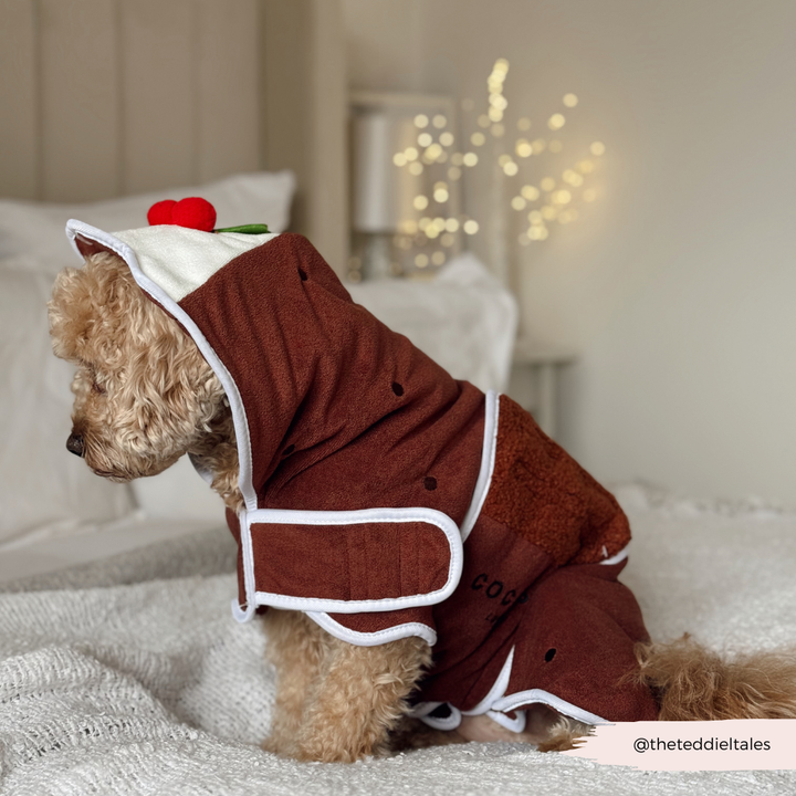 PERSONALISED Christmas Pudding Drying Robe