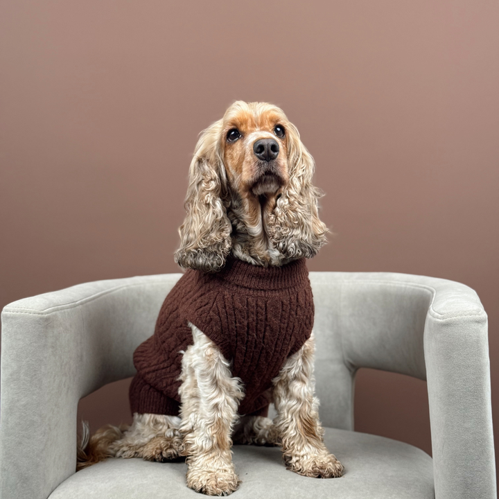 Jumper - Cable Knit Hot Coco