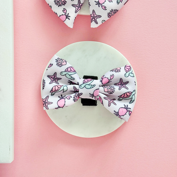 Pawcific Pink Reef Bow Tie