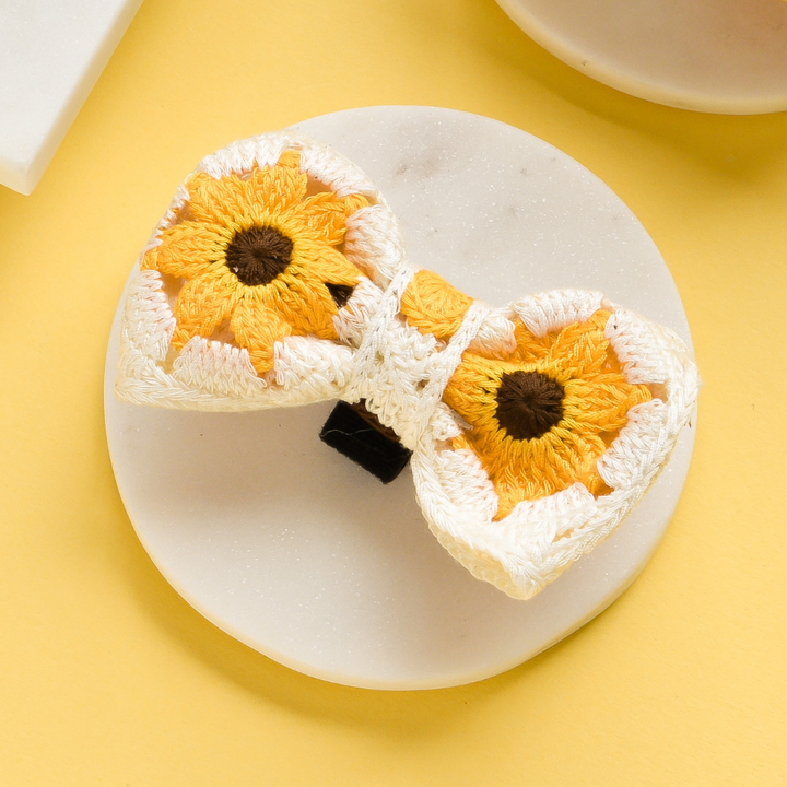 Sunflower Patch Bow Tie