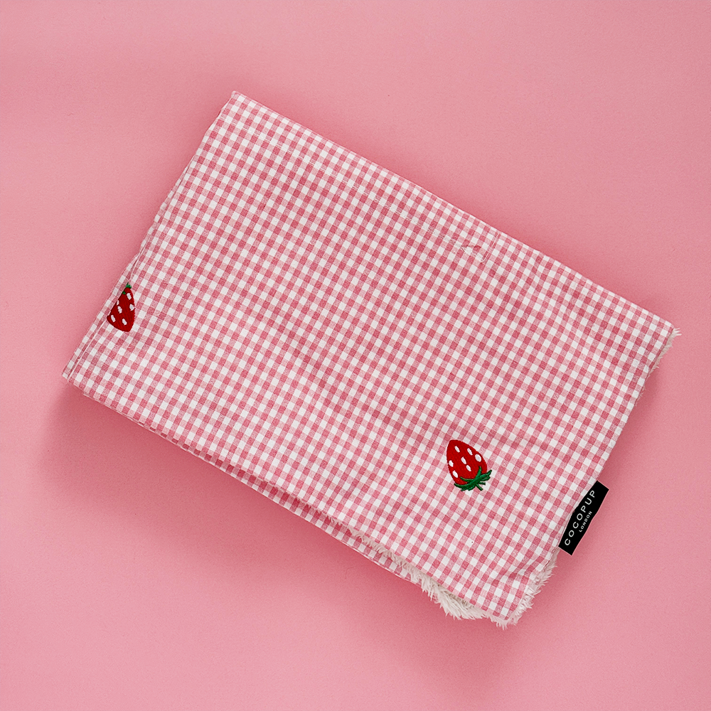 Blanket - Strawberry Picnic Pup