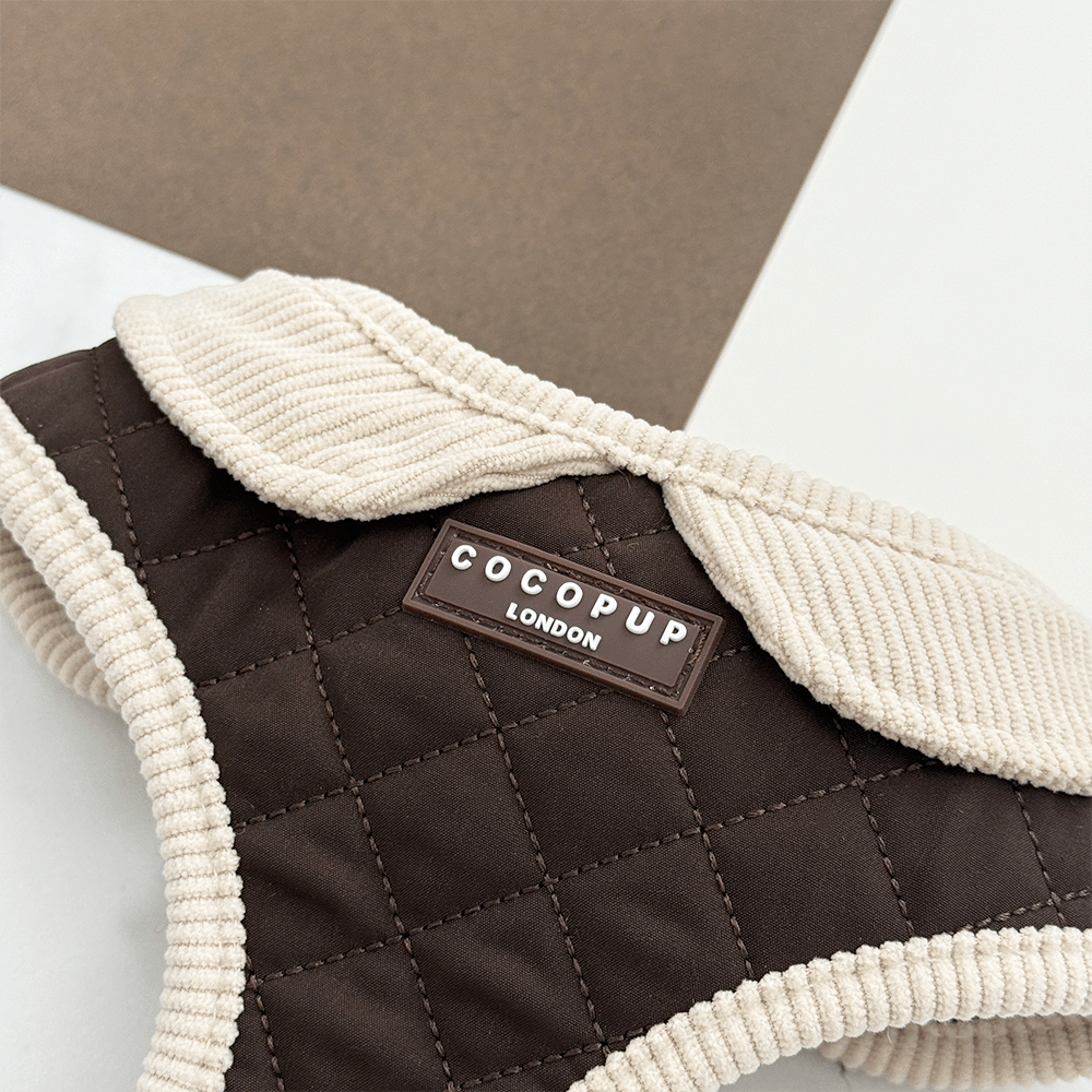 Burford Quilted Adjustable Neck Harness, Lead & Collar Bundle