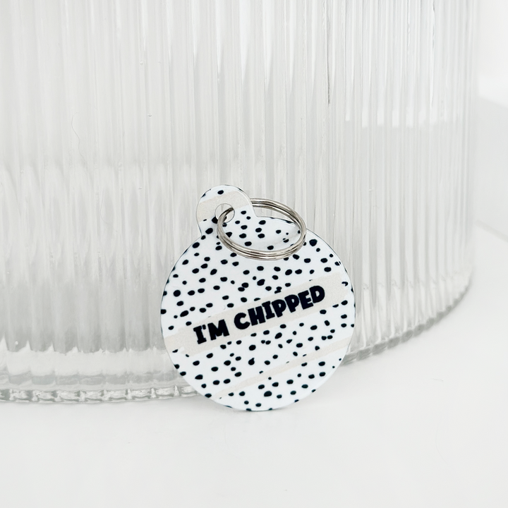 Personalised Text ID Tag - Dalmatian