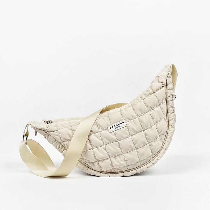 Crossbody Crescent Dog Walking Bag - Cloud