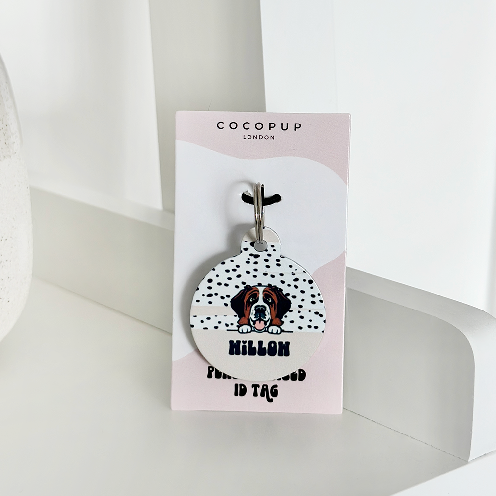 Personalised Dog Cartoon ID Tag - Dalmatian