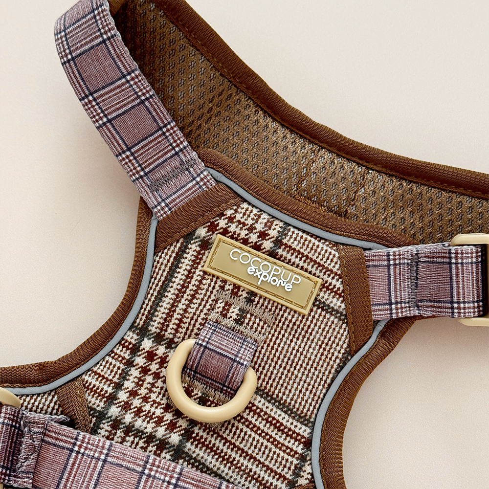 Explore Harness - Pup Plaid