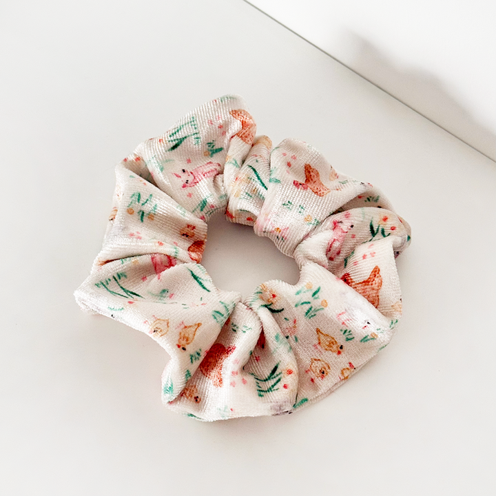 Farmyard Friends Scrunchie by Coconut Lane