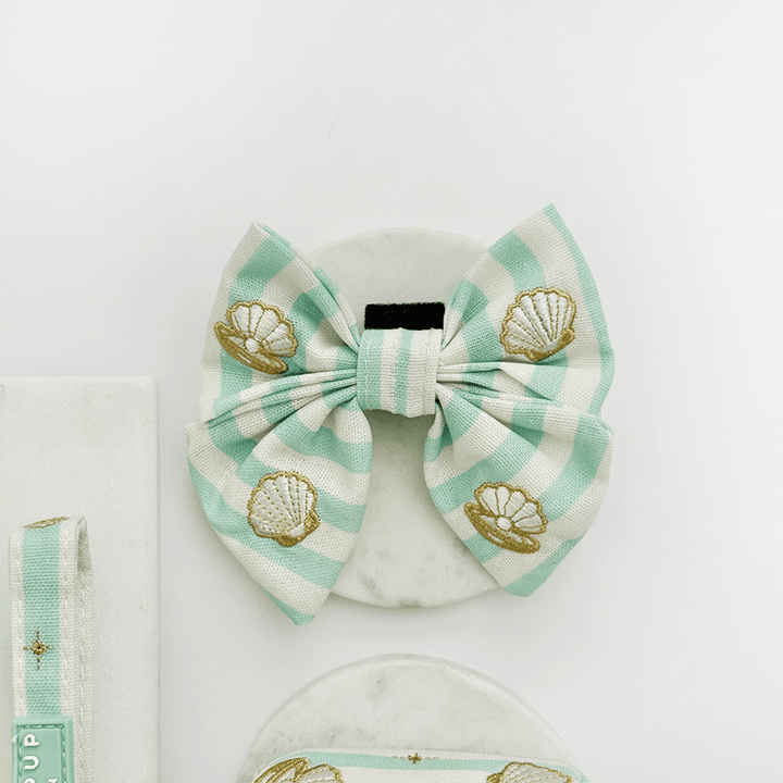 Mermaid Pearl Pup Sailor Bow Tie