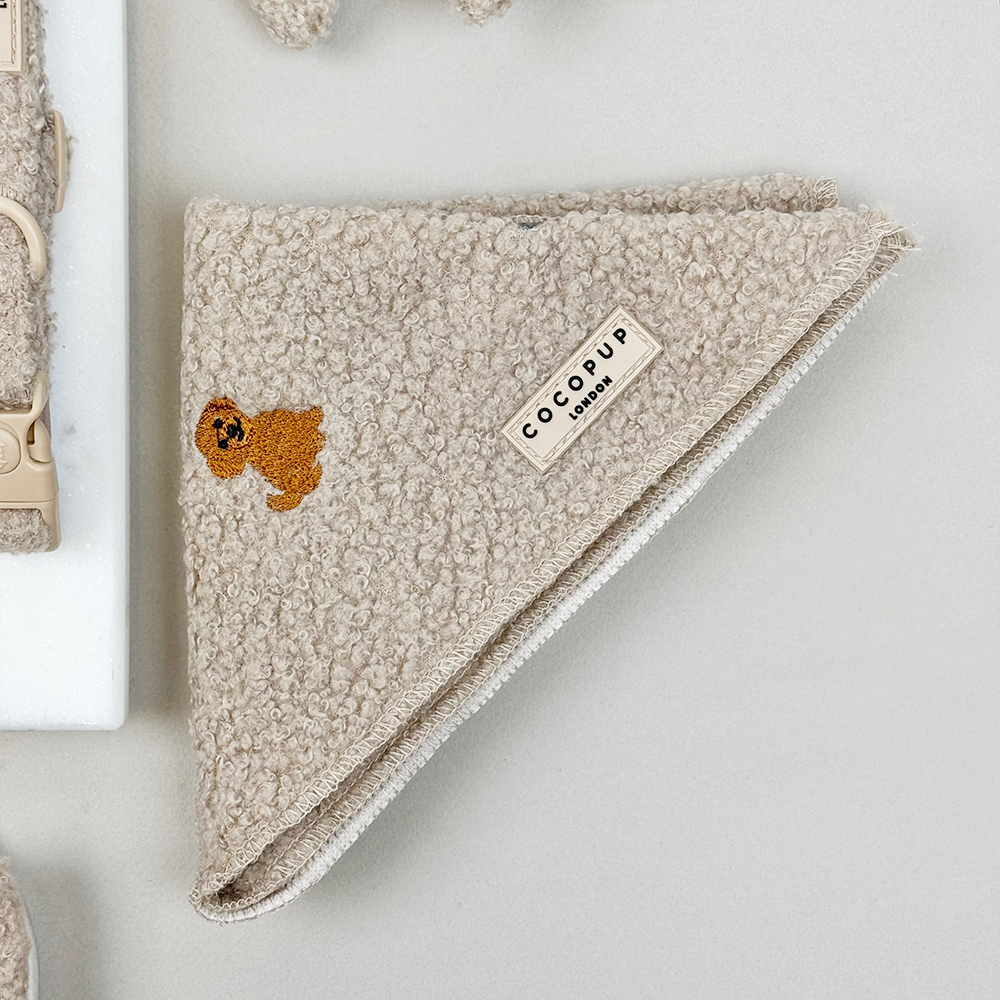 Ralph & Friends Mocha Teddy Bandana