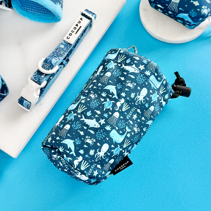 Drawstring Treat Pouch - Sea Life Pawty