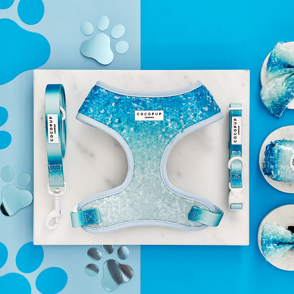 Seaside Shimmer Adjustable Neck HARNESS