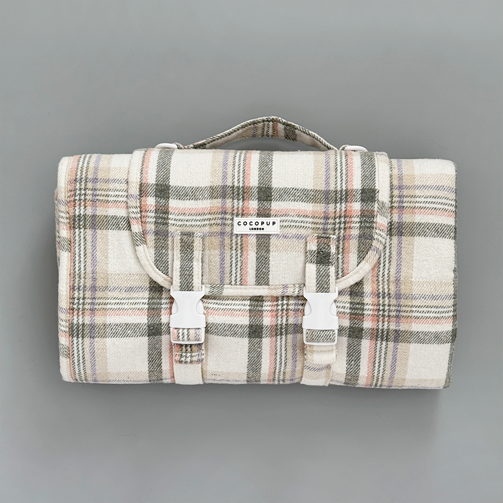 Travel Mat & Blanket Set - Oxford Plaid