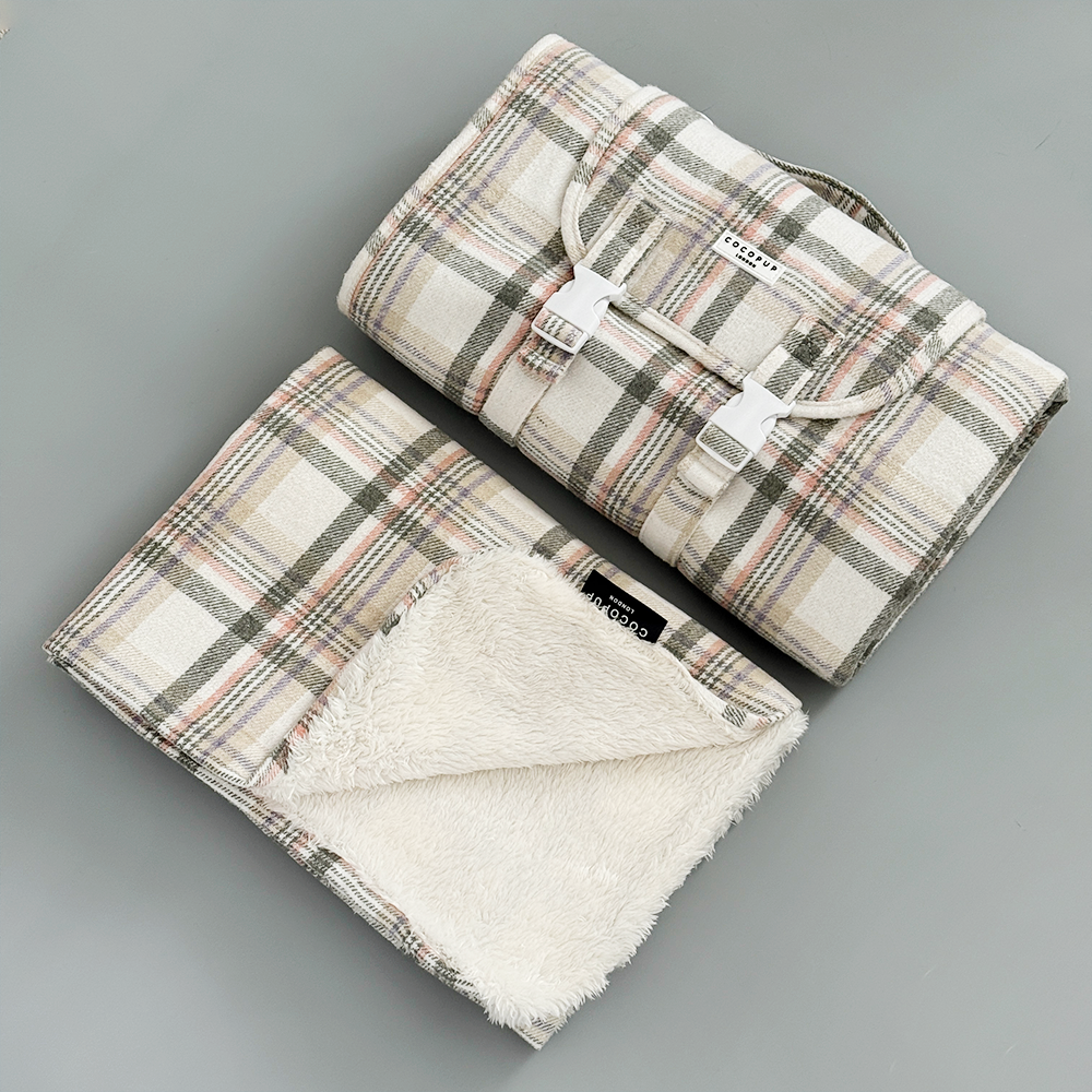 Travel Mat & Blanket Set - Oxford Plaid