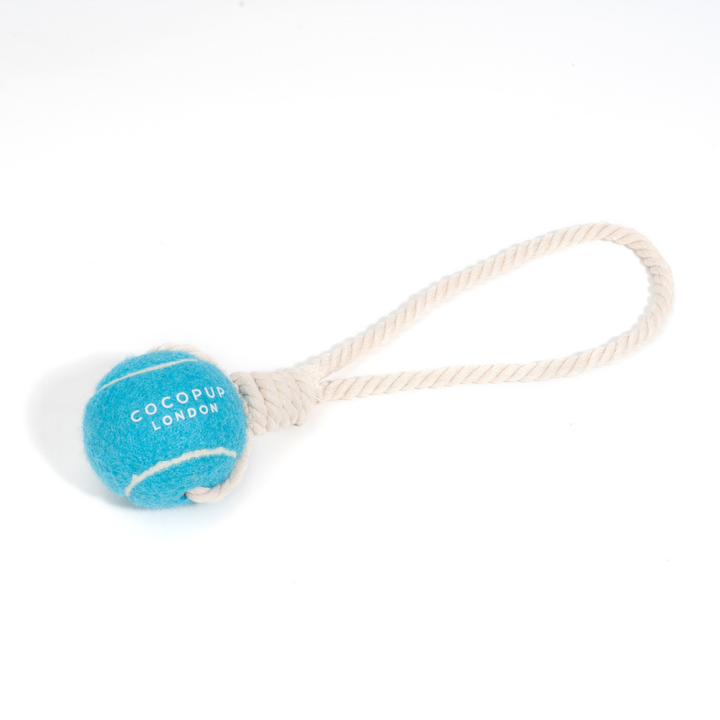 Rope Tennis Ball - Blue