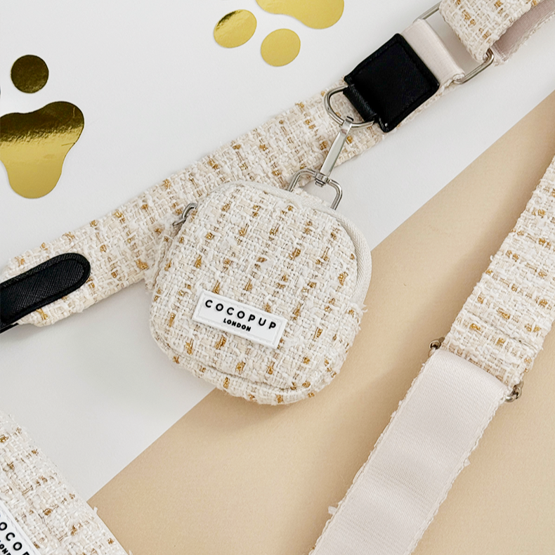 Treat Pouch - Vanilla Textured Tweed