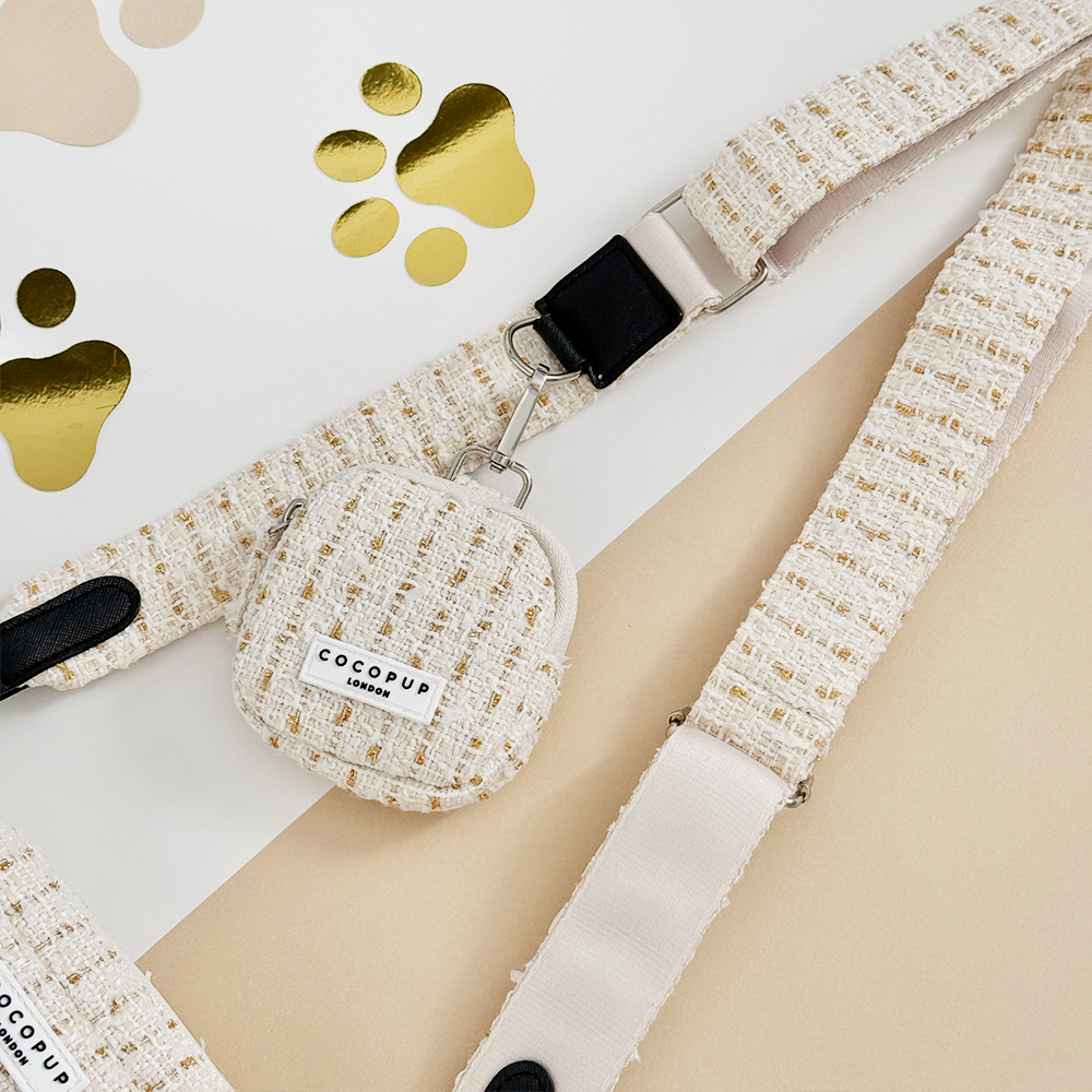 Textured Tweed Bag Strap - Vanilla