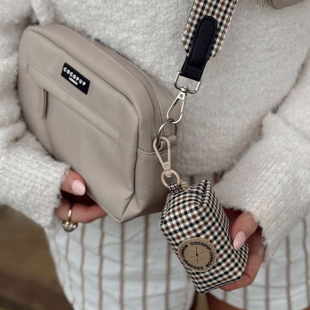 Heritage Check Poop Bag Holder