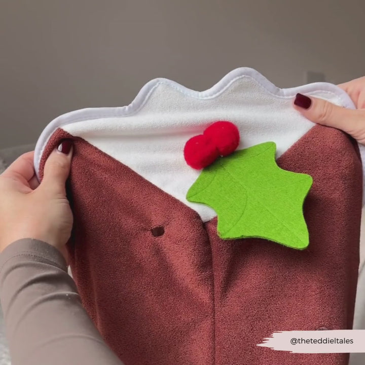 PERSONALISED Christmas Pudding Drying Robe